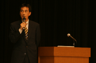 関西大学初等部 田中達也教頭先生の写真